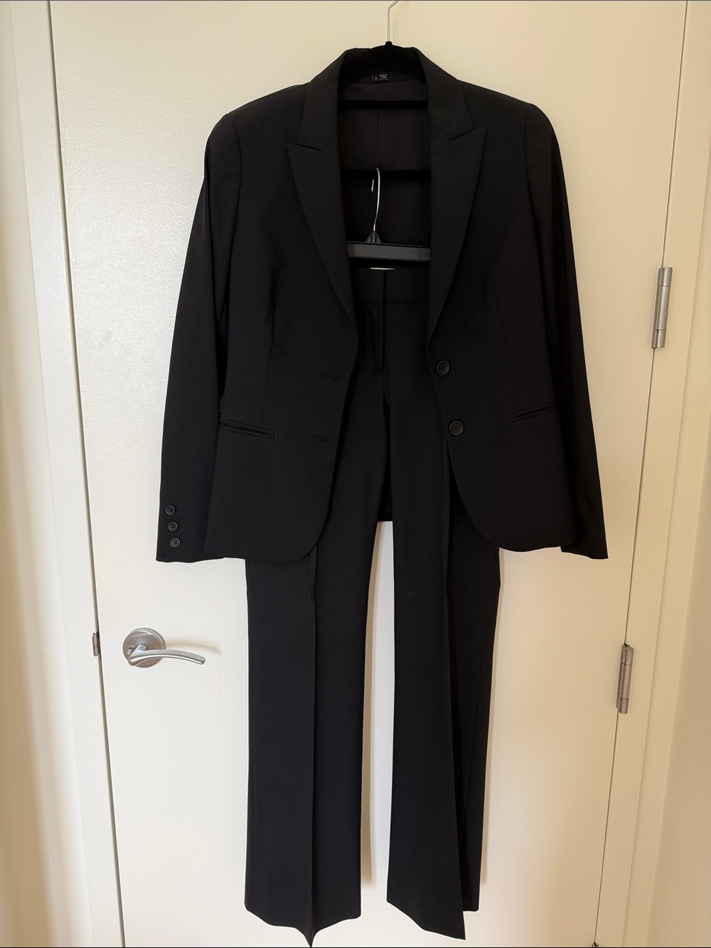 Theory Black Two-Piece Suit Blazer & Trousers